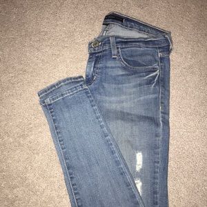 flying monkey light wash jeans